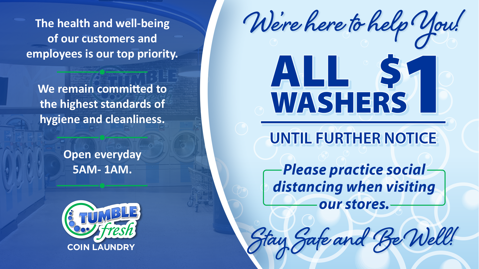 Twin Cities Full Service Laundromats Tumble Fresh Coin Laundry 7747